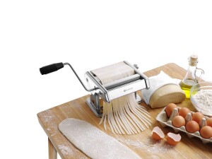 Pastamaschine manuell, für Teigbreite bis 140 mm, mit 3 Aufsätzen