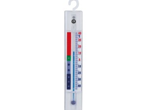Kühlschrankthermometer mit Aufhängehaken, Temperaturbereich von -40ºC bis +40ºC