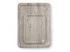Serviertablett mit Holzoptik, aus Melamin, Holz hell, 370 x 530 mm