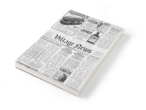 Hendi Einschlagpapier, fettdicht, Zeitungsdruck, BT 200 x 250 mm, 500 Stück