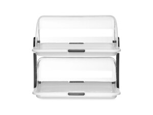 Rolltop Kühl-Display, Doppeldeck-Tablett