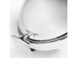 Roll-Top Chafing Dish rund, 6,5 Liter, aus Edelstahl, BTH 465 x 530 x 455 mm