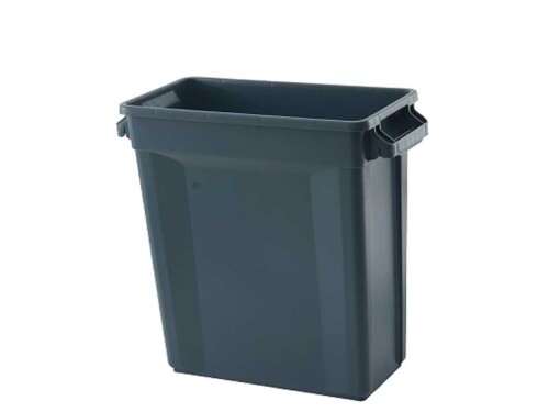 Abfallcontainer "Slim" 60 L, gefertigt aus hochwertigem Kunststoff, BTH 507 x 272 x 632 mm