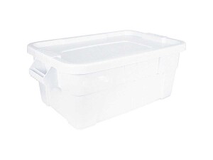 Vorratsbehälter mit Deckel, Farbe weiß, Inhalt 53 Liter, passend für GN 1/1 (200 mm)