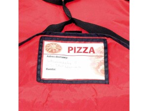 Kunststoff Pizza Transporttasche mit Sichtfenster, BTH 55...