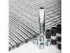 Lagerregal aus verchromten Stahl, Abmessung 900x400x1800 mm (BxTxH)