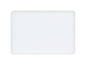 Schneidbrett mit Gummifüßen, Farbe weiß, 50 x 34 x 2 cm (BxTxH), BTH 500 x 340 x 0 mm