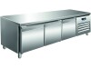 Saro UGN 3100 TN Unterbaukühltisch, 3 Türen, 317 Liter, Umluftkühlung, BTH 1795 x 700 x 650 mm