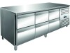 Saro KYLJA 3160 TN Kühltisch, 6 Schubladen, 465 Liter, mit Umluftkühlung, BTH 1795 x 700 x 950 mm