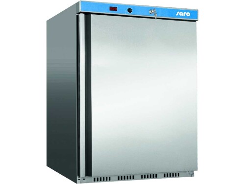 Lagertiefkühlschrank - Edelstahl HT 200 S/S, Edelstahl, (Innenraum) Kunststoff, weiß, BTH 600 x 585 x 850 mm
