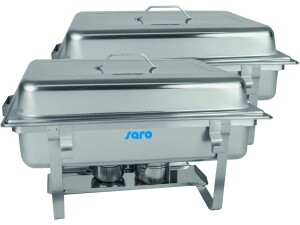 Chafing Dish Twin-Pack ELENA, Inkl. 1 x 1/1 GN, 1 x 1/2...