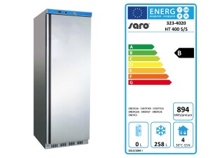 Lagertiefkühlschrank Edelstahl Saro HT 400 S/S, 7...