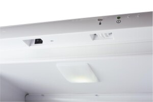 Getränkekühlschrank CD 350 weiß, mit Glastür und wechselbarem Türanschlag, BTH 600 x 600 x 1730 mm
