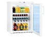 Flaschenkühlschrank, Umluftkühlung, Glastürkühlschrank, Stahlblech weiß, BTH 600 x 615 x 830 mm
