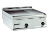 KBS Grillplatte Elektro, Grillfläche 2/3 glatt + 1/3 gerillt, Auftischgerät, 400V 7,8kW, BTH 700 x 700 x 280 mm