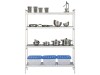 Kühlzellenregal, Standgerät, Material Aluminium, Kunststoff, BTH 940 x 370 x 1670 mm
