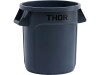 Mülleimer 38 Liter schwarz, aus widerstandsfähigem Kunststoff