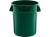 Mülleimer 75 Liter grün, aus widerstandsfähigem Kunststoff