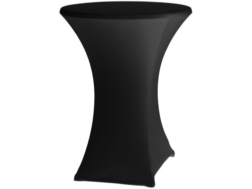 Stehtischhusse Schwarz, für Tischplatten Ø 80-85 cm