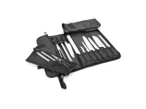 Messertransporttasche für 10 Messer, Schwarz