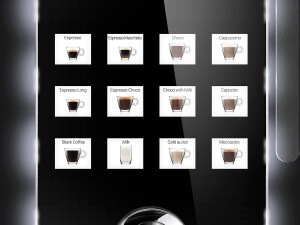 Kaffeevollautomat Rheavendors Servomat, rhea Business Line iC Presso Bean, ganze Bohne, Festwasser