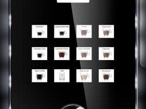 Kaffeevollautomat ganze Bohne, Festwasser, Rheavendors rhea Business Line Grande, Variante Presso Bean