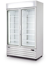 Tiefkühlschrank mit 2 Glastüren, Modell D 800,...