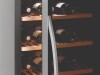 Weinkühlschrank Bartscher, für 126 Flaschen, 2 Zonen, 318 Liter, BTH 595 x 625 x 1590 mm