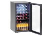 Bartscher Barkühlschrank mit Glastür, Inhalt 88 Liter, 28 Flaschen, BTH 436 x 482 x 833 mm
