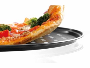 Bartscher Pizza-Backblech 290-R, BTH 325 x 325 x 10 mm