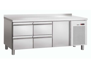 Bartscher Kühltisch S4T1-150 MA, 4 Schubladen &...