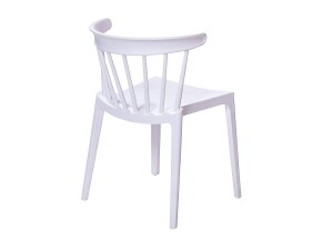 Stuhl Windson Weiß, Polypropylen, Sitzhöhe 450mm, BTH 540 x 530 x 750 mm