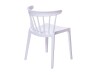 Stuhl Windson Weiß, Polypropylen, Sitzhöhe 450mm, BTH 540 x 530 x 750 mm
