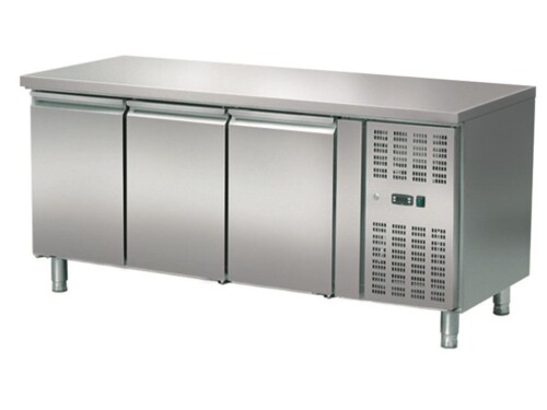 Skyrainbow Tiefkühltisch, 3 Türen für GN 1/1, 417 Liter, Umluft, BTH 1795 x 700 x 860 mm