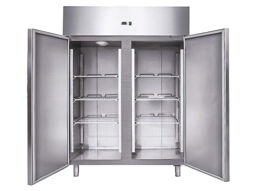 Kühlschrank Edelstahl mit 2 Türen, Inhalt 1333 Liter, GN 2/1