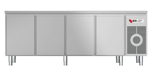 Edelstahl - Kühltisch KTF 4200 M ohne Arbeitsplatte, mit...