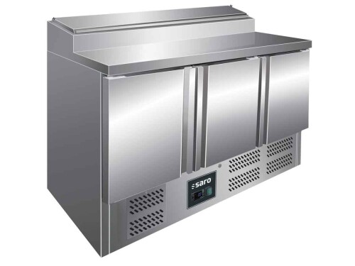 Zubereitungstisch Kühltisch Edelstahl 7x GN 1/3, 1370 x...