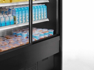 Kühlregal KBS Dilara mit 2 Schiebetüren, verschiedene Breiten