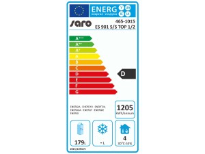 Saro PROFI Kühltisch ES 901 S/S Top 1/2, 1 Tür...