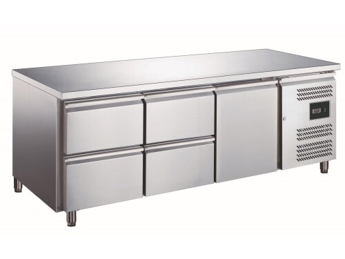 Kühltisch Modell EGN 3140 TN, Edelstahl, BTH 1795 x 700 x 850 mm