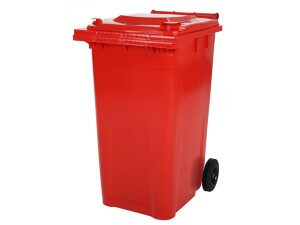 2 Rad Müllgroßbehälter 80 Liter  -rot- MGB80RO, BTH 450 x 515 x 930 mm