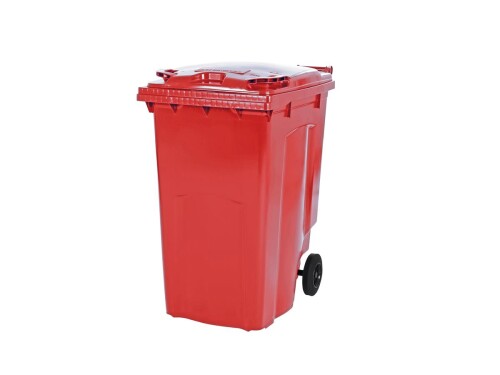 2 Rad Müllgroßbehälter 340 Liter  -rot- MGB340RO, BTH 665...
