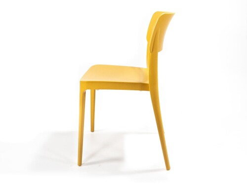 Gastro Stuhl Wing ohne Armlehne, indoor outdoor, Gelb - lagastro.de |,  77,28 €