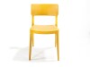 Stuhl Wing Gelb, outdoor & indoor, ohne Armlehne, stapelbar, BTH 540 x 550 x 820 mm