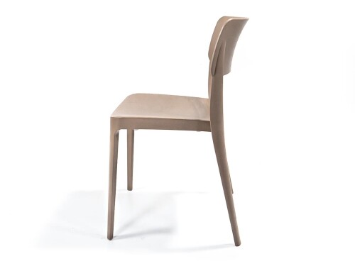 Stuhl Wing Beige, outdoor & indoor, ohne Armlehne, stapelbar, BTH 540 x 550 x 820 mm