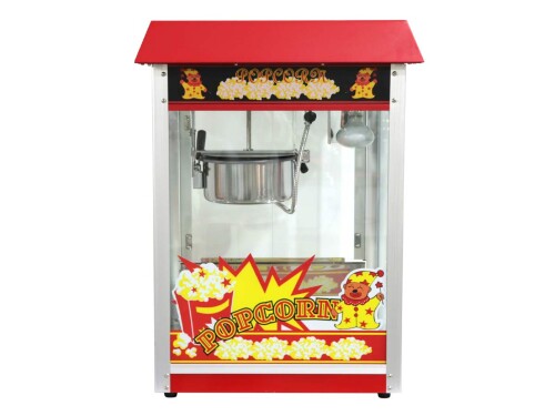 Hendi Popcorn-Maschine mit Innenbeleuchtung, Schaufelklappe und Krümelschublade, BTH 560 x 420 x 770 mm