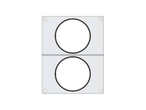 Matrize für Hendi Versiegelungsmaschine, 2x rund Durchmesser 115 mm