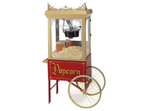 2-Rad-Unterwagen für Popcornmaschine Nostalgie Cinema,...