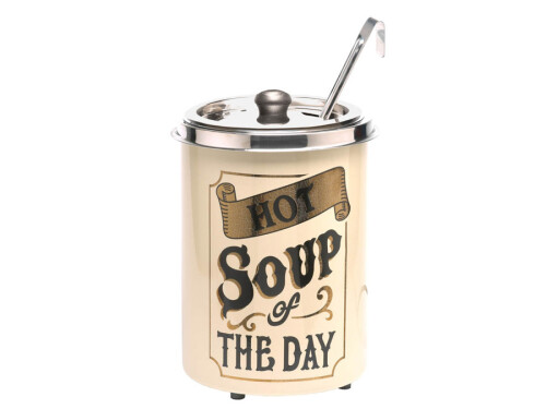 Neumärker Hot-Pot Suppentopf Hot Soup of the Day, 5 Liter, mit Blattgold-Dekor