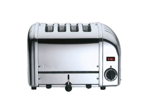 Dualit Classic Toaster 4 Scheiben, ca. 160 Toasts/Std., 230 V / 2,2 kW, BTH 360 x 210 x 220 mm